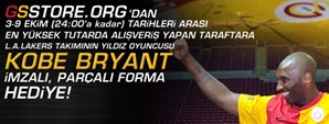 GSStoredan Kobe Bryant İmzalı Forma Hediye !