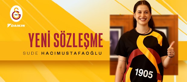 Sude Hacımustafaoğlu ile yeni sözleşme imzalandı