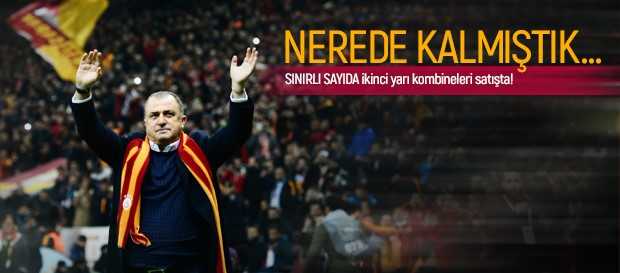 İkinci yarı kombinelerinin satışı devam ediyor