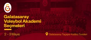 Galatasaray Voleybol Akademisi 2026 - 2027 sezonu sporcu seçmeleri başlıyor!