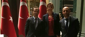 Sporcularımız Cumhuriyet resepsiyonuna katıldı