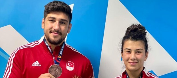 Judocularımız Minel Akdeniz ve Mert Şişmanlar’dan bronz madalya