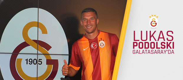 Lukas Podolski Galatasaray'da 