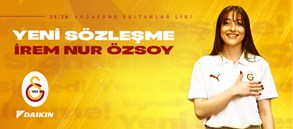 İrem Nur Özsoy ile yeni sözleşme imzalandı