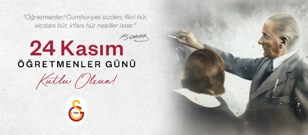 24 Kasım Öğretmenler Günü kutlu olsun!