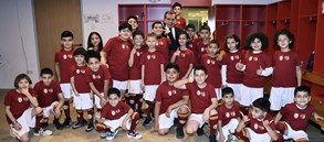 Filistinli çocuklar Rams Park’ta unutulmaz bir gün yaşadı