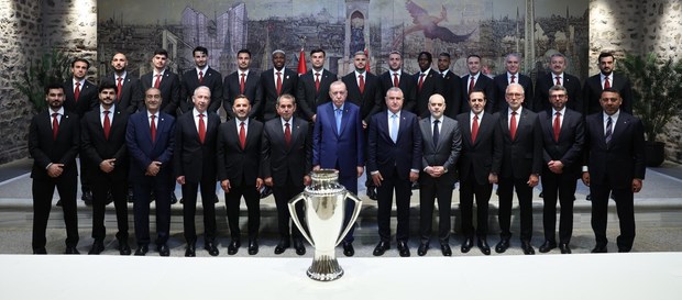 Şampiyon takımımız, Cumhurbaşkanımız Sayın Recep Tayyip Erdoğan tarafından kabul edildi