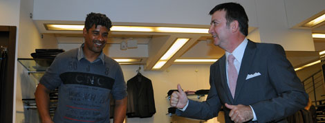 Sarar Giyim Teknik Direktörümüz Frank Rijkaardı Ağırladı