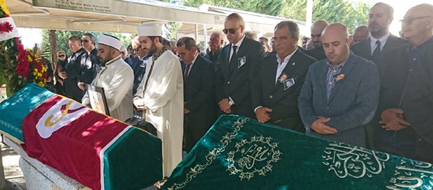 Kuban ve Yirmibeşoğlu son yolculuklarına uğurlandı