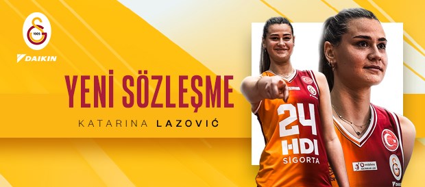 Katarina Lazović ile yeni sözleşme imzalandı