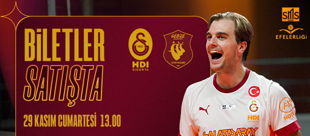Gebze Belediyesi Spor Kulübü maçı biletleri satışta!