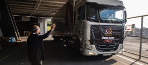 100. yardım tırını afet bölgesine yolcu ettik