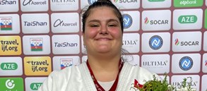 Judocumuz Hilal Öztürk'ten bronz madalya