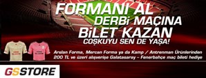GS Store'dan Fenerbahçe Maç Bileti Hediye