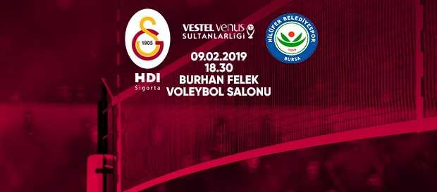 Maça doğru | Galatasaray HDI Sigorta - Nilüfer Belediye