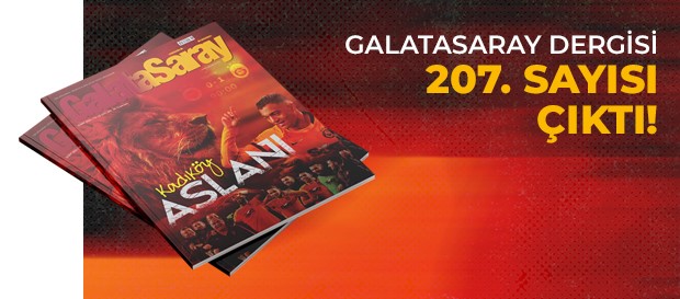 Galatasaray Dergisi’nin 207. sayısı GS Store’larda satışta