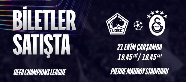 Lille maçı biletleri satışa çıktı!