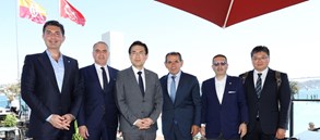 Güney Kore Büyükelçilik Heyeti Galatasaray Adası’nda 