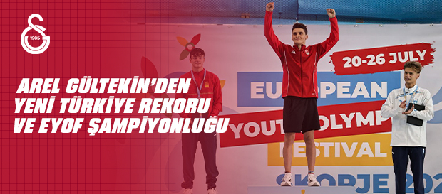 Arel Gültekin’den yeni Türkiye rekoru ve EYOF şampiyonluğu!