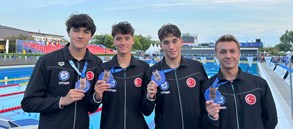 Avrupa Gençler Yüzme Şampiyonası’nda bronz madalya 