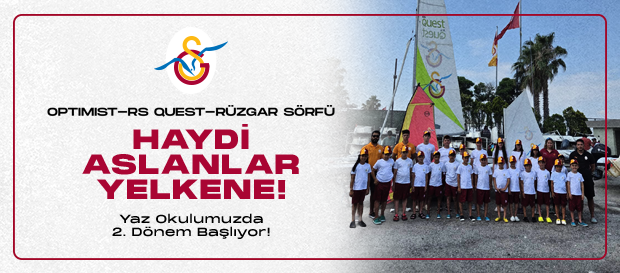 Yaz Yelken Okulumuzda 2. dönem başlıyor!