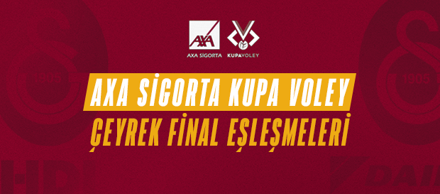 AXA Sigorta Kupa Voley’deki rakiplerimiz belli oldu