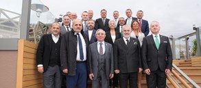 Şampiyon kulüplerin Divan başkanları ve heyetleri Galatasaray Adası'nda buluştu