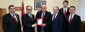 Ukrayna Galatasaraylılar Derneğinden Büyükelçi Yönet Can Tezele Ziyaret