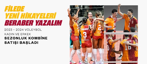Kadın ve Erkek Voleybol A Takımlarımızın sezonluk kombine satışları başladı!