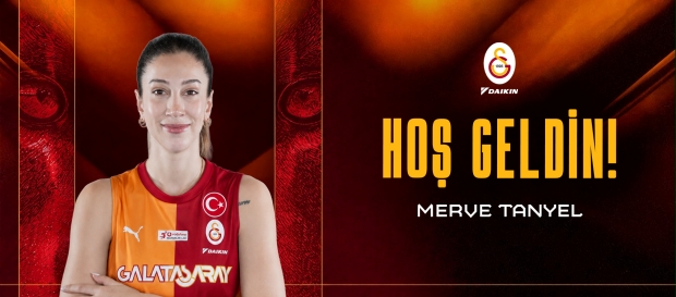 Galatasaray Daikin'e hoş geldin Merve Tanyel!
