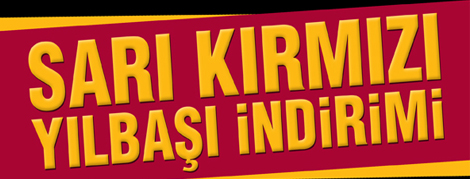 Galatasaray Store'dan Sarı Kırmızı İndirim Kuponu!