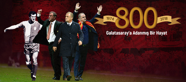 Fatih Terim ile 800. maç