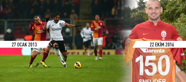 Wesley Sneijder '150' dedi