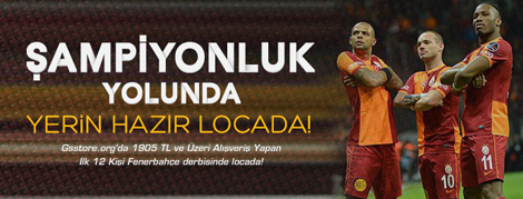 GSStore.orgdan Alışveriş Yap, Derbi Heyecanını Locada Yaşa!