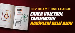 CEV Şampiyonlar Ligi'nde rakiplerimiz belli oldu!