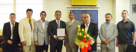 Ege Taraftarlar Derneklerinden Başkana Ziyaret