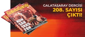 Galatasaray Dergisi’nin 208. sayısı GS Store’larda satışta