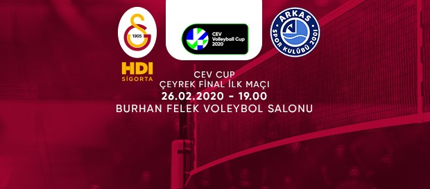 Maça doğru | Galatasaray HDI Sigorta - Arkas Spor 