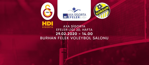 Maça doğru | Galatasaray HDI Sigorta - Sorgun Belediye