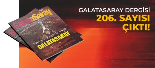 Galatasaray Dergisi’nin 206. sayısı GS Store’larda satışta