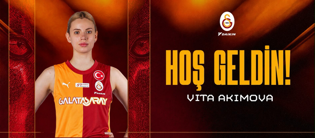 Vita Akimova Galatasaray Daikin'de!