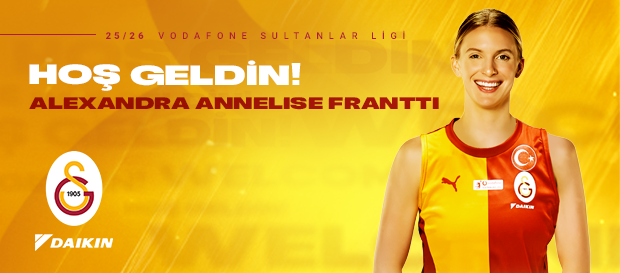 Alexandra Frantti Galatasaray Daikin’de!