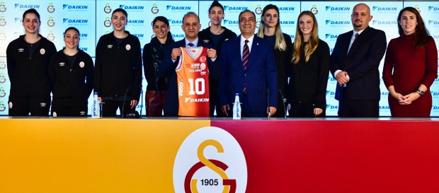 Daikin, Galatasaray HDI Sigorta Kadın Voleybol Takımımızın forma göğüs sponsoru oldu 