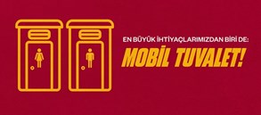 Depremzedeler için mobil tuvalet yardım kampanyası 