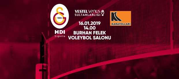 Maça doğru | Galatasaray HDI Sigorta - Karayolları 