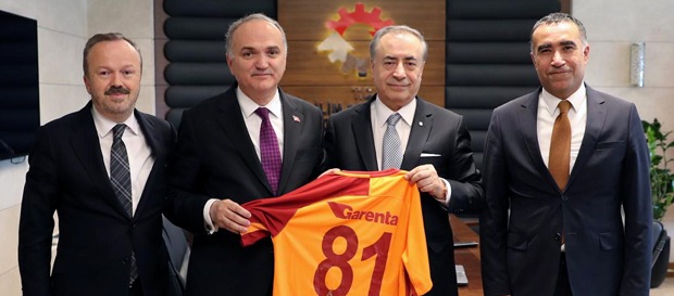 Galatasaray'dan Bakan Özlü'ye Ziyaret