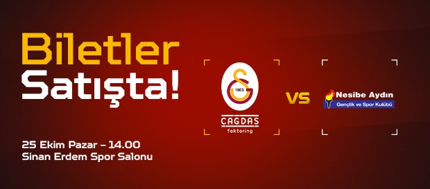 Nesibe Aydın maçı biletleri satışa çıktı