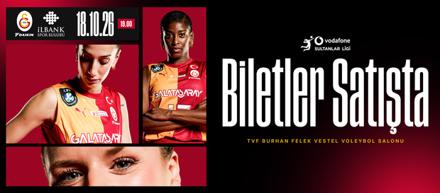 Galatasaray Daikin - İlbank maçı biletleri satışa çıktı