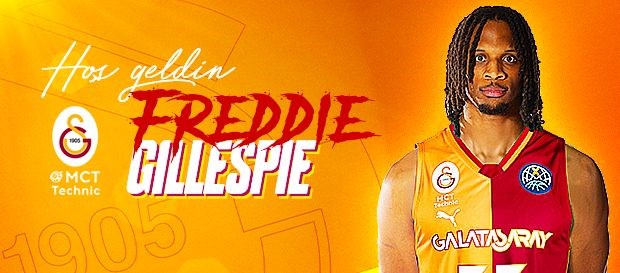 Galatasaray MCT Technic’e Hoş Geldin Freddie Gillespie!