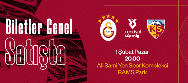 Zecorner Kayserispor maçı biletleri satışta!